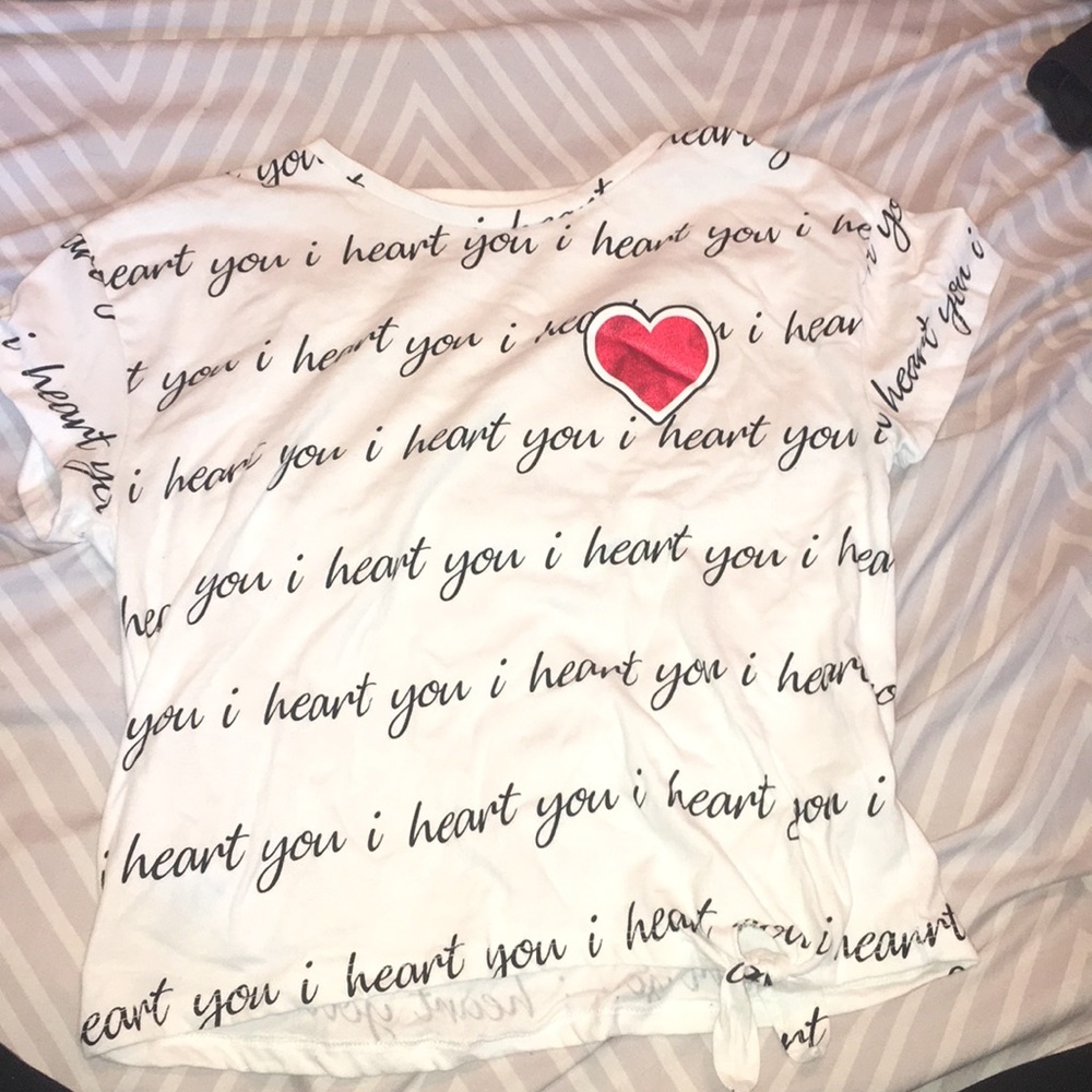 I HEART YOU SHIRT